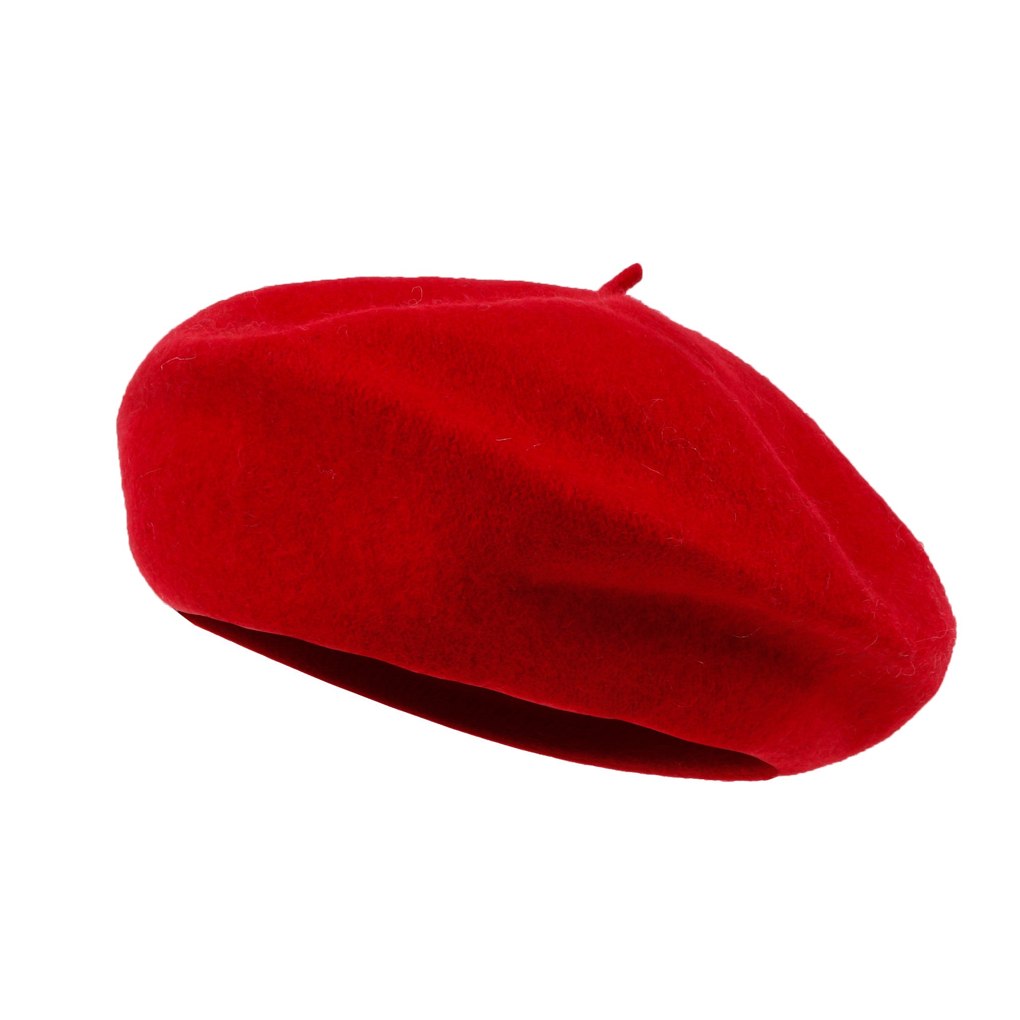 Solid Color Wool Blended French Beret Artist Flat Warm Winter Hat