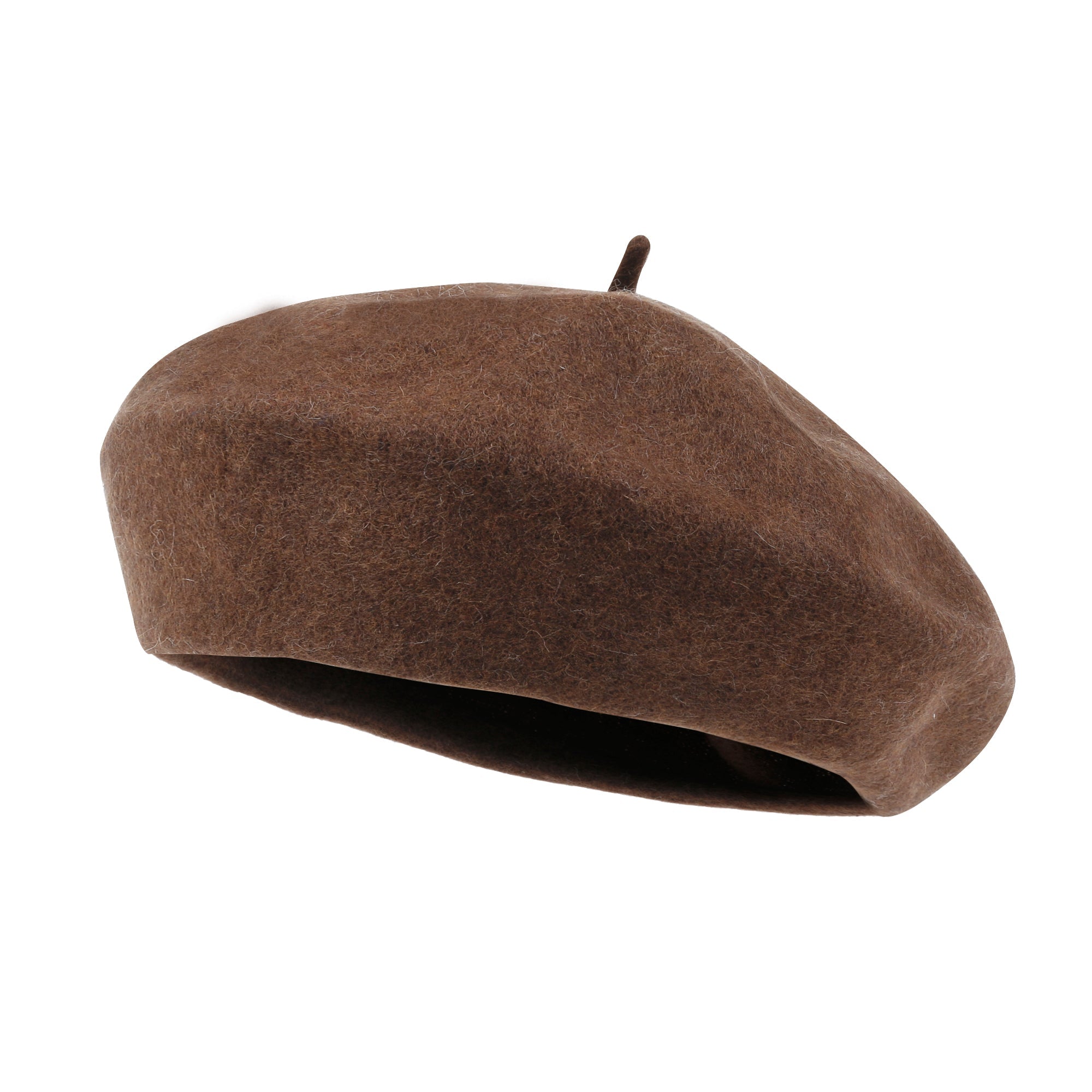 Solid Color Wool Blended French Beret Artist Flat Warm Winter Hat