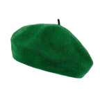 Solid Color Wool Blended French Beret Artist Flat Warm Winter Hat