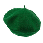 Solid Color Wool Blended French Beret Artist Flat Warm Winter Hat