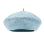 Solid Color Wool Blended French Beret Artist Flat Warm Winter Hat