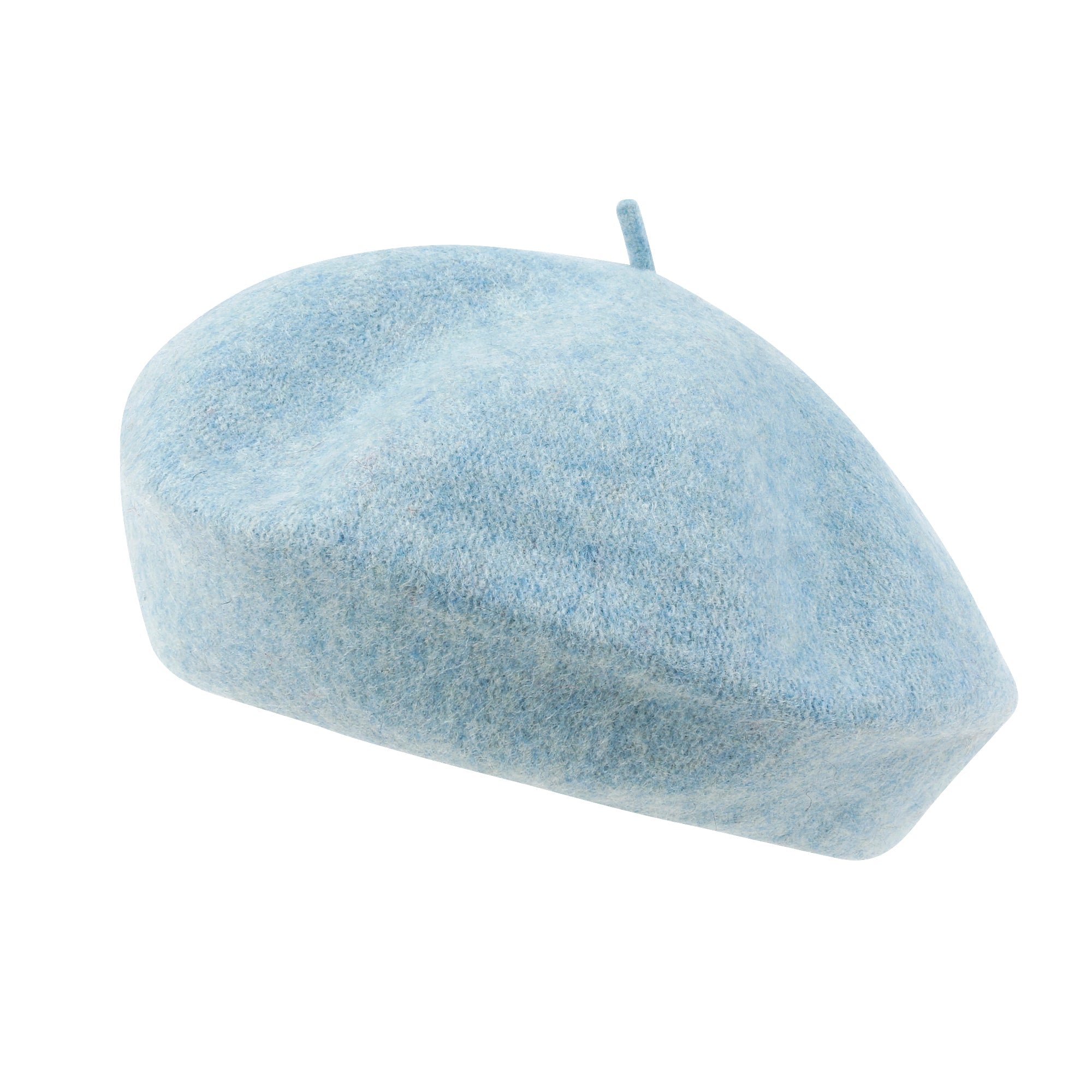 Solid Color Wool Blended French Beret Artist Flat Warm Winter Hat