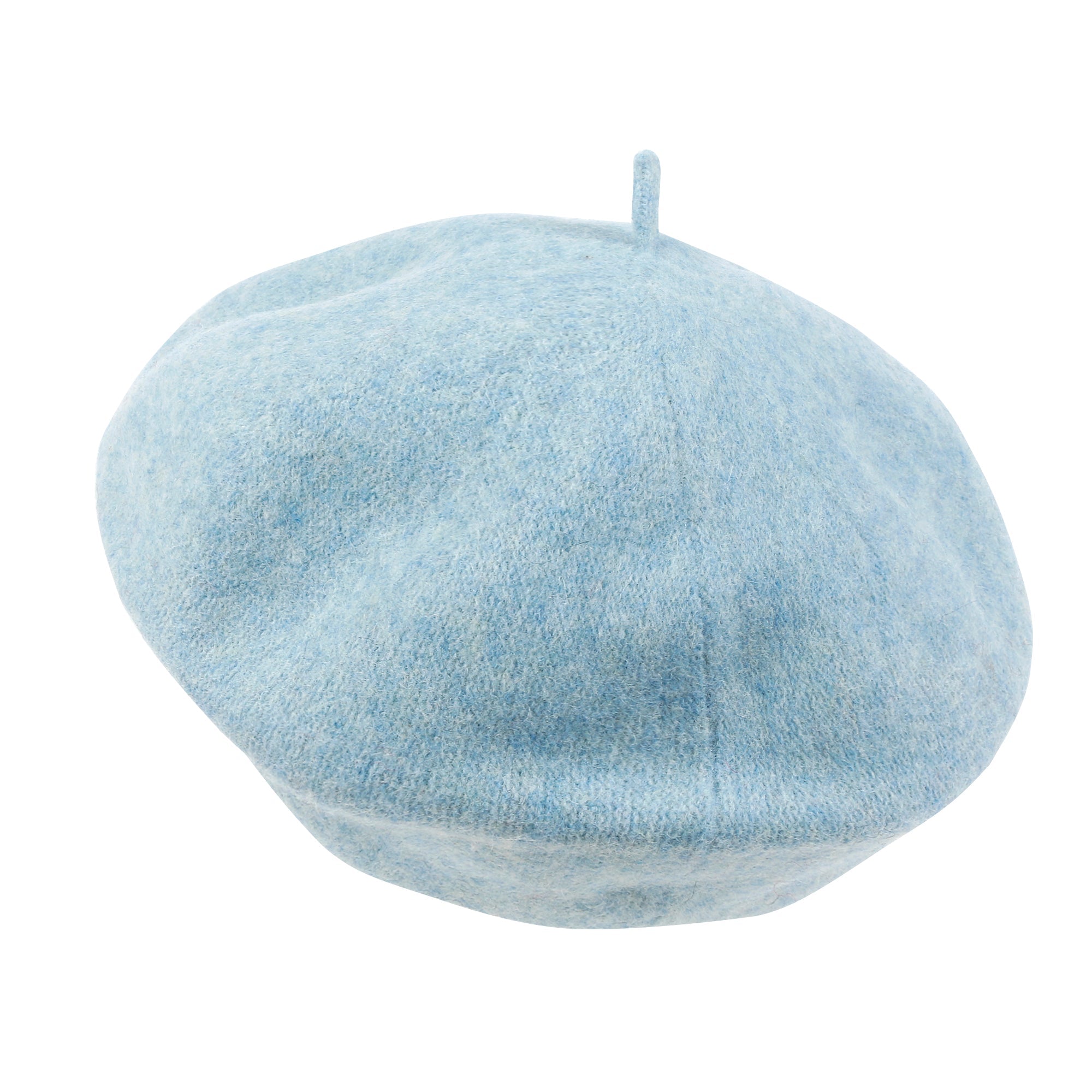 Solid Color Wool Blended French Beret Artist Flat Warm Winter Hat