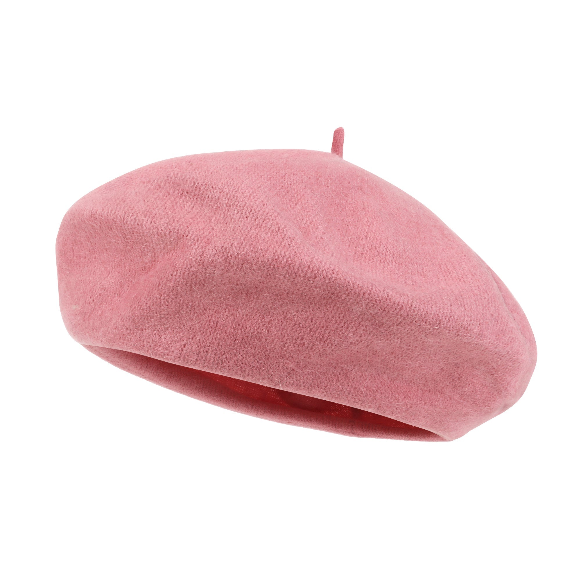 Solid Color Wool Blended French Beret Artist Flat Warm Winter Hat