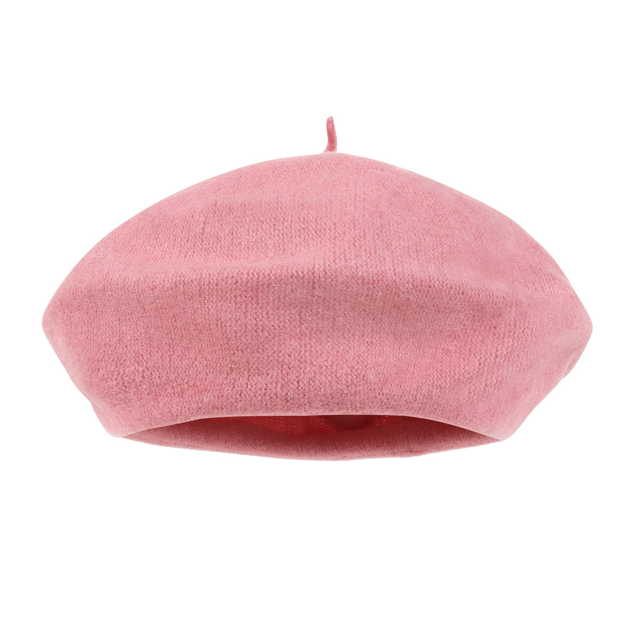 Solid Color Wool Blended French Beret Artist Flat Warm Winter Hat