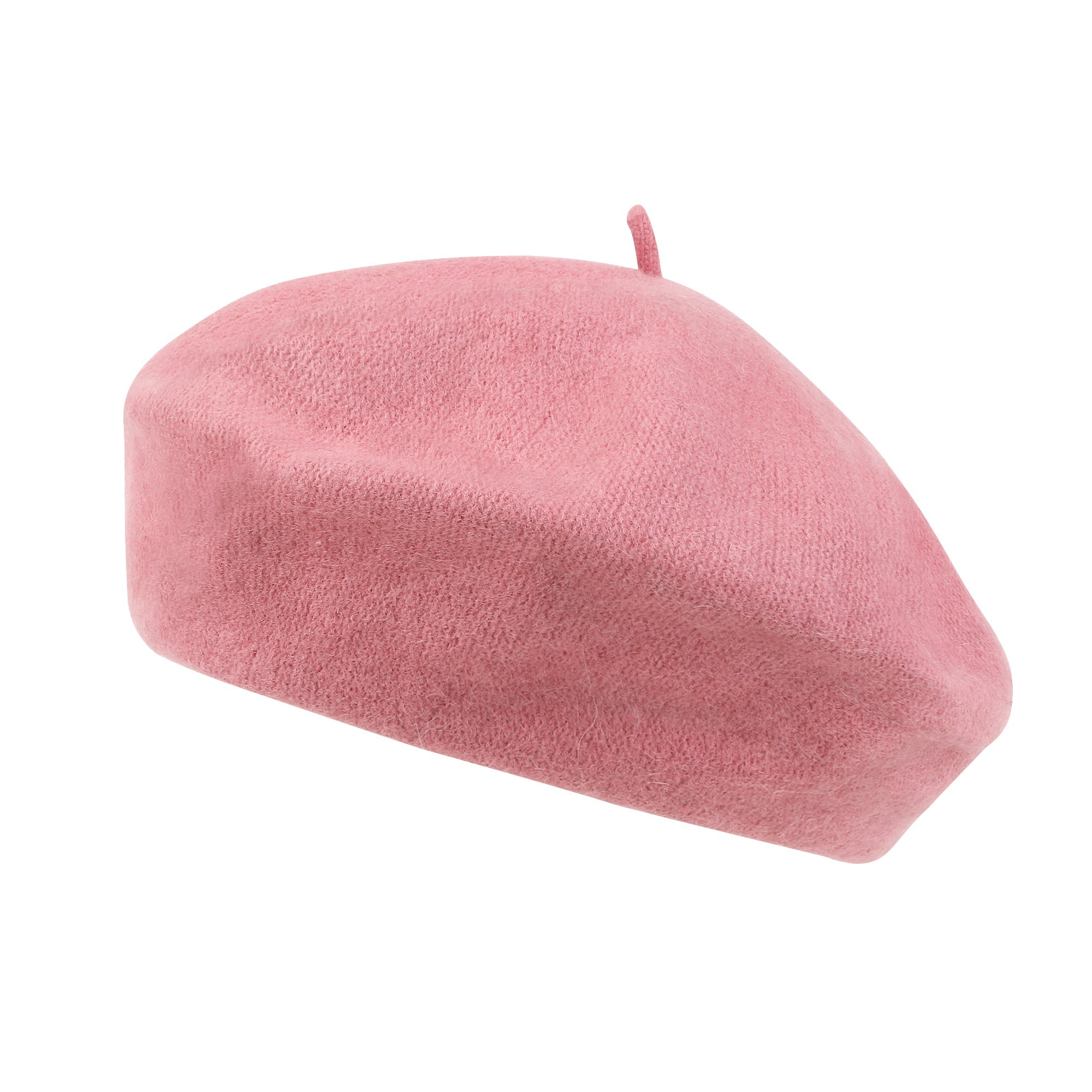 Solid Color Wool Blended French Beret Artist Flat Warm Winter Hat