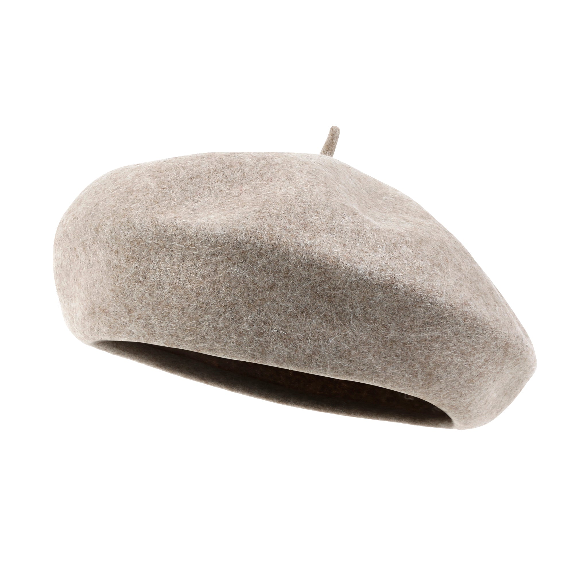Solid Color Wool Blended French Beret Artist Flat Warm Winter Hat