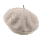 Solid Color Wool Blended French Beret Artist Flat Warm Winter Hat