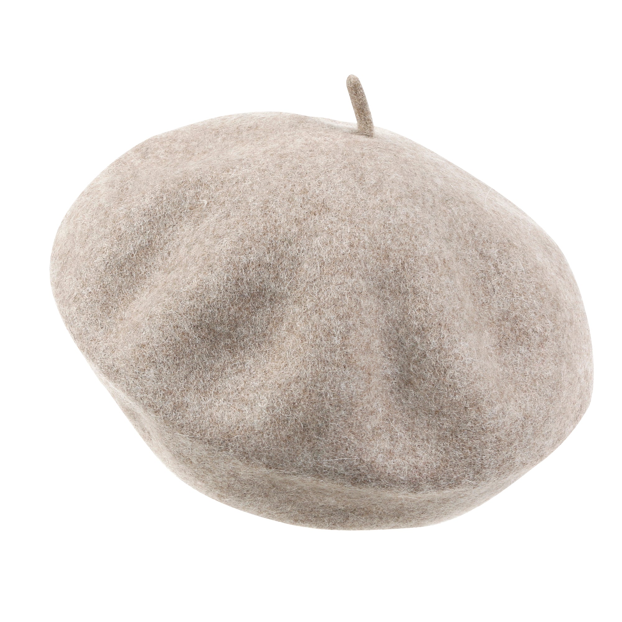 Solid Color Wool Blended French Beret Artist Flat Warm Winter Hat