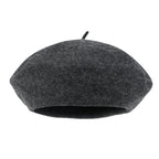 Solid Color Wool Blended French Beret Artist Flat Warm Winter Hat