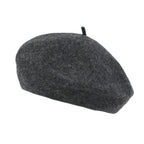 Solid Color Wool Blended French Beret Artist Flat Warm Winter Hat
