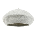 Solid Color Wool Blended French Beret Artist Flat Warm Winter Hat