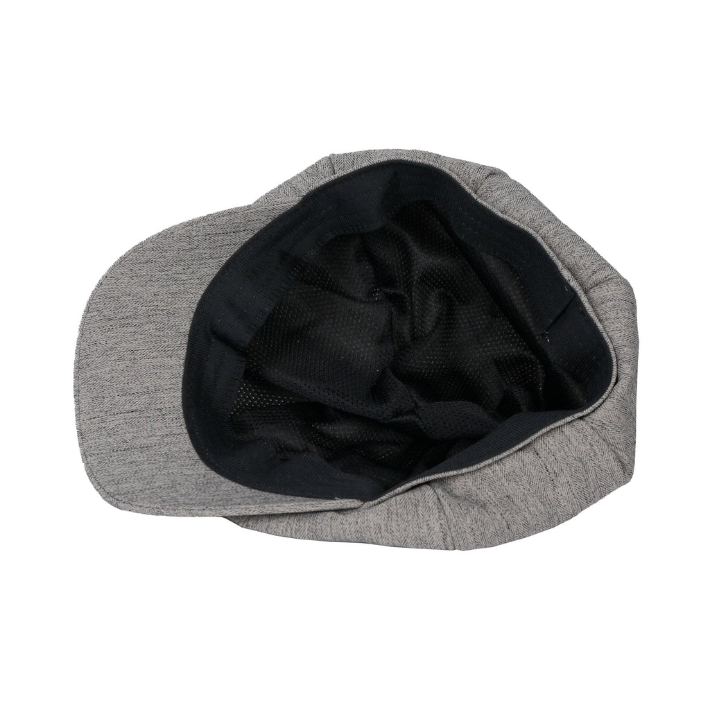 Washed Cotton Newsboy Cabbie Cap Herringbone Duck Bill Flat Hunting Hat