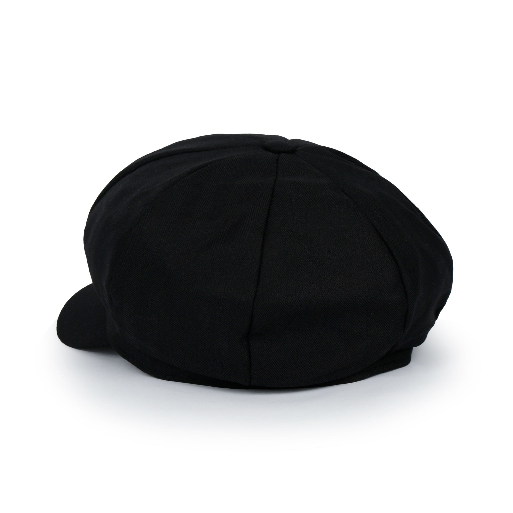 Washed Cotton Newsboy Cabbie Cap Herringbone Duck Bill Flat Hunting Hat