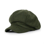 Wool Blend Newsboy Cabbie Cap Baker Boy Ivy Duck Bill Flat Hunting Hat