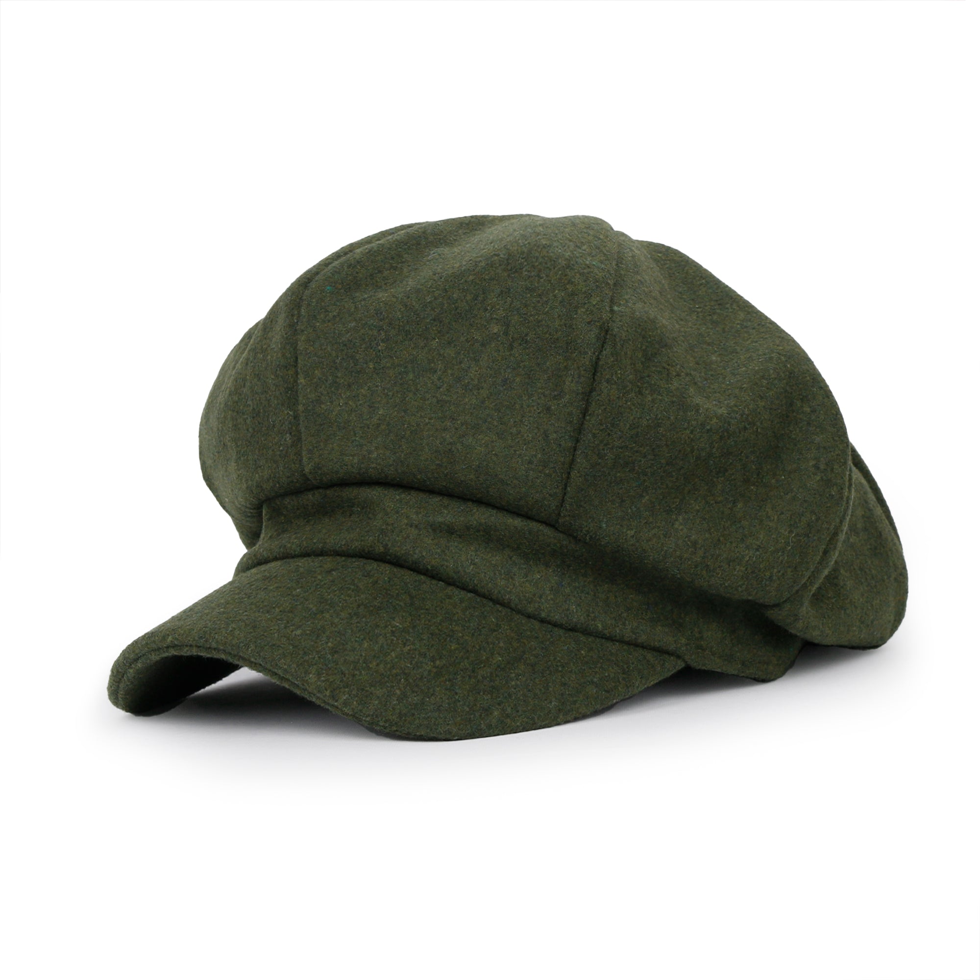 Wool Blend Newsboy Cabbie Cap Baker Boy Ivy Duck Bill Flat Hunting Hat