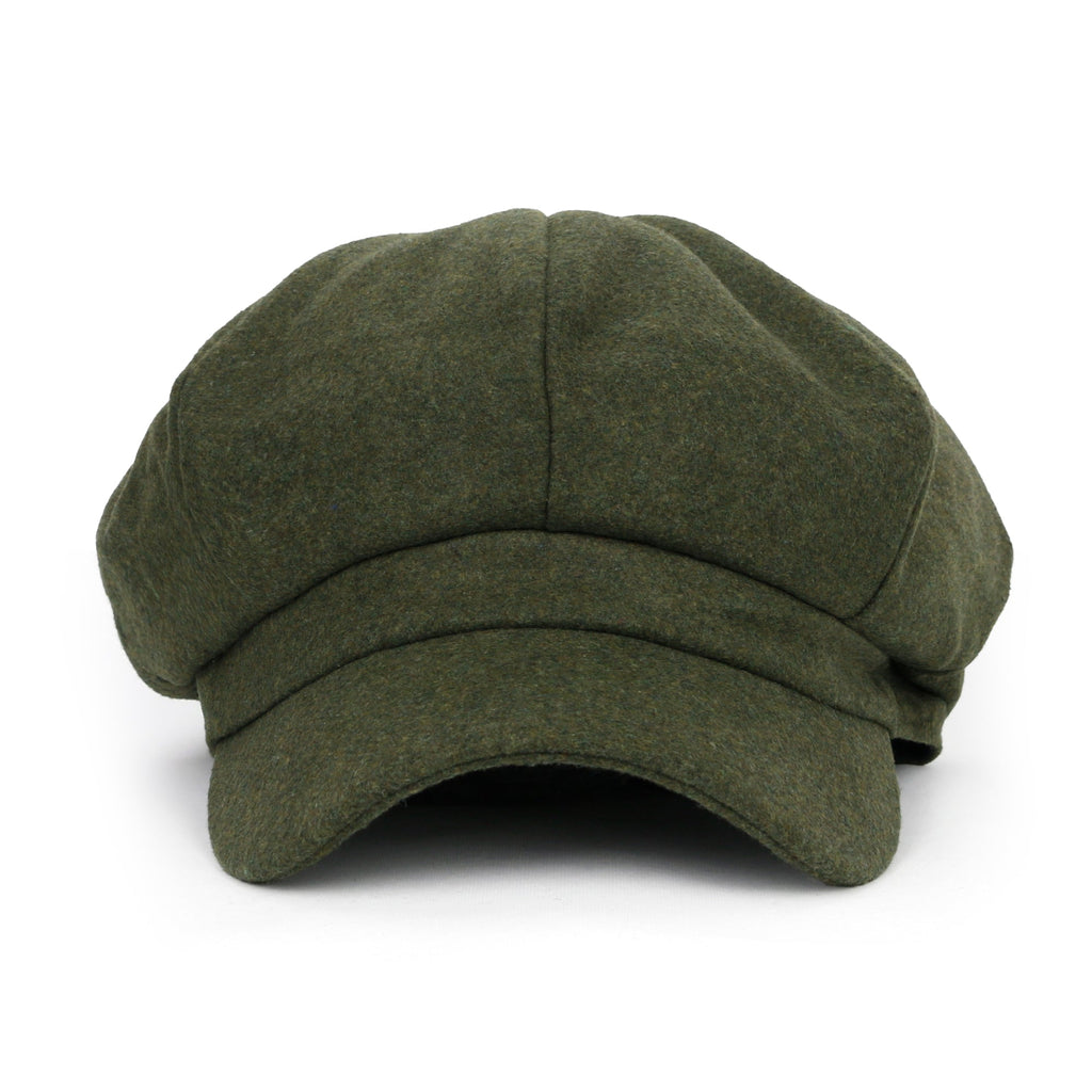 Wool Blend Newsboy Cabbie Cap Baker Boy Ivy Duck Bill Flat Hunting Hat