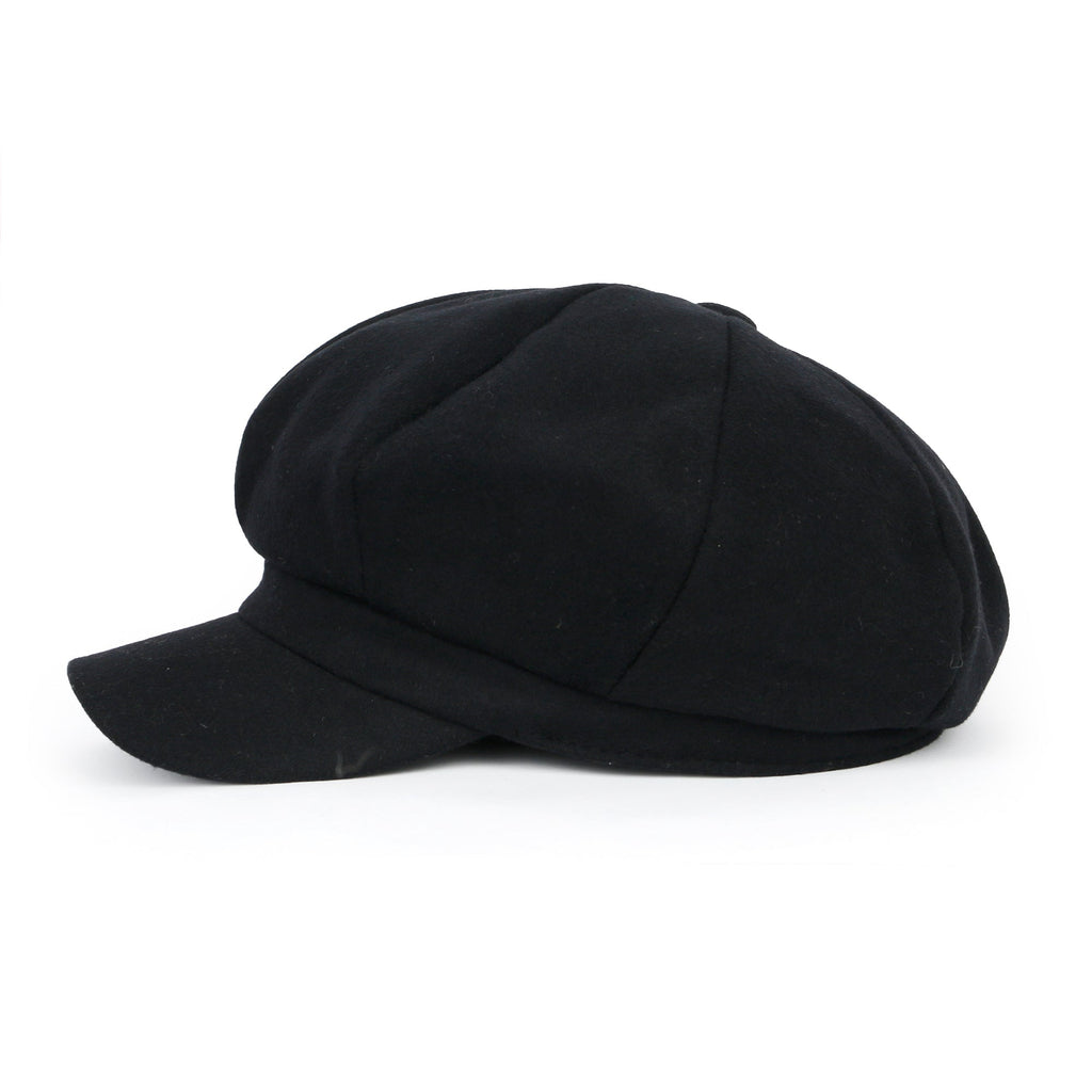 Wool Blend Newsboy Cabbie Cap Baker Boy Ivy Duck Bill Flat Hunting Hat