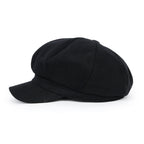 Wool Blend Newsboy Cabbie Cap Baker Boy Ivy Duck Bill Flat Hunting Hat