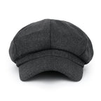 Wool Blend Newsboy Cabbie Cap Baker Boy Ivy Duck Bill Flat Hunting Hat