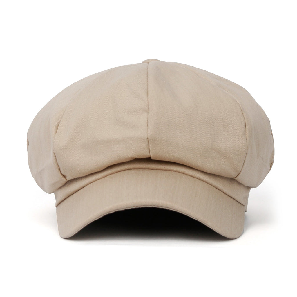Cotton Newsboy Cabbie Cap Baker Boy Ivy Duck Bill Flat Hunting Hat