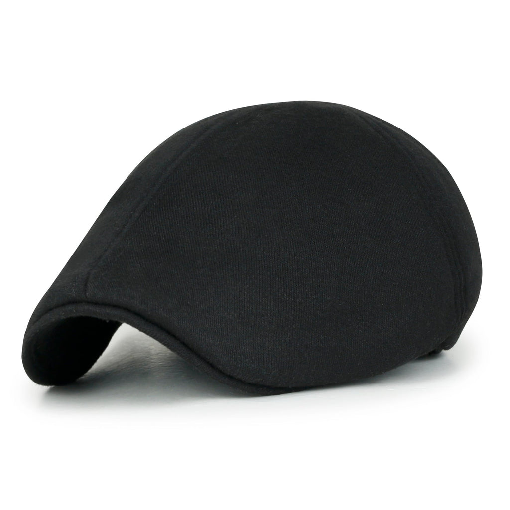 Soft Jersey Cotton Newsboy Flat Cap Ivy Stretch-fit Driver Hunting Hat