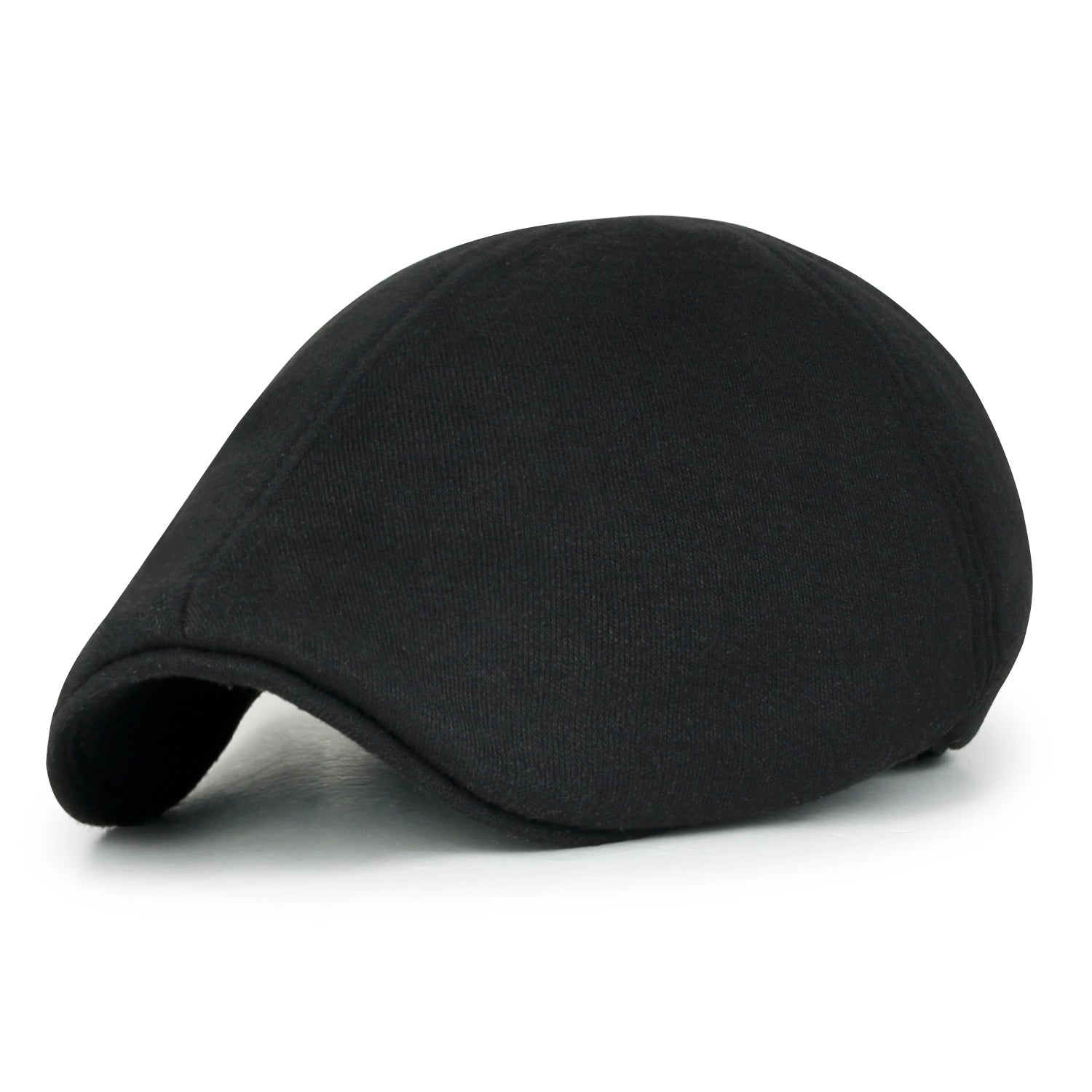 Soft Jersey Cotton Newsboy Flat Cap Ivy Stretch-fit Driver Hunting Hat