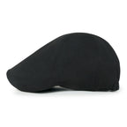 Soft Jersey Cotton Newsboy Flat Cap Ivy Stretch-fit Driver Hunting Hat