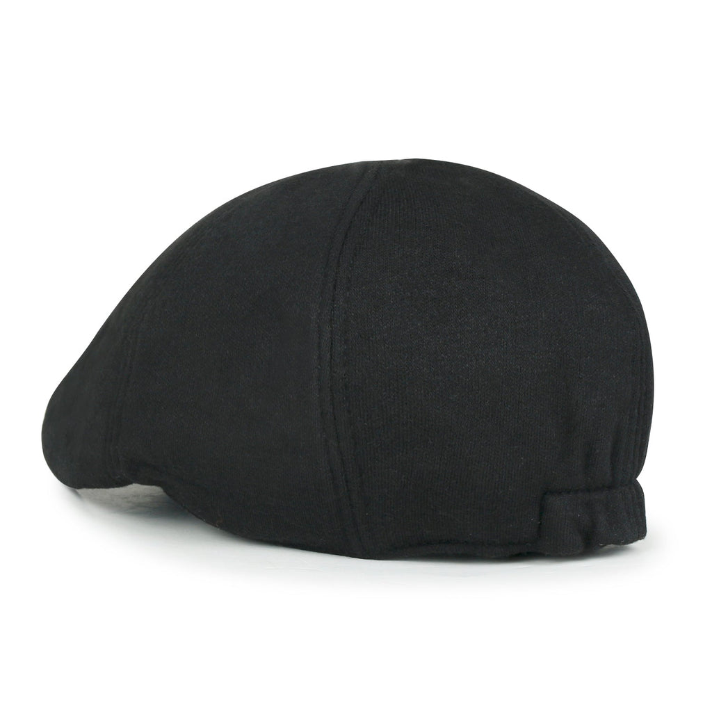 Soft Jersey Cotton Newsboy Flat Cap Ivy Stretch-fit Driver Hunting Hat