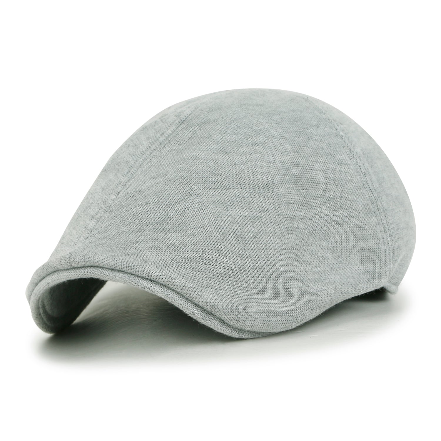 Soft Jersey Cotton Newsboy Flat Cap Ivy Stretch-fit Driver Hunting Hat