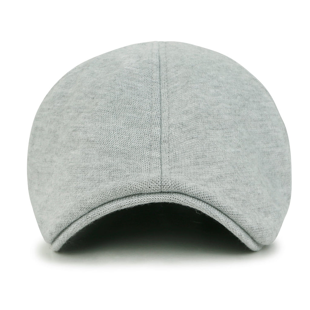 Soft Jersey Cotton Newsboy Flat Cap Ivy Stretch-fit Driver Hunting Hat