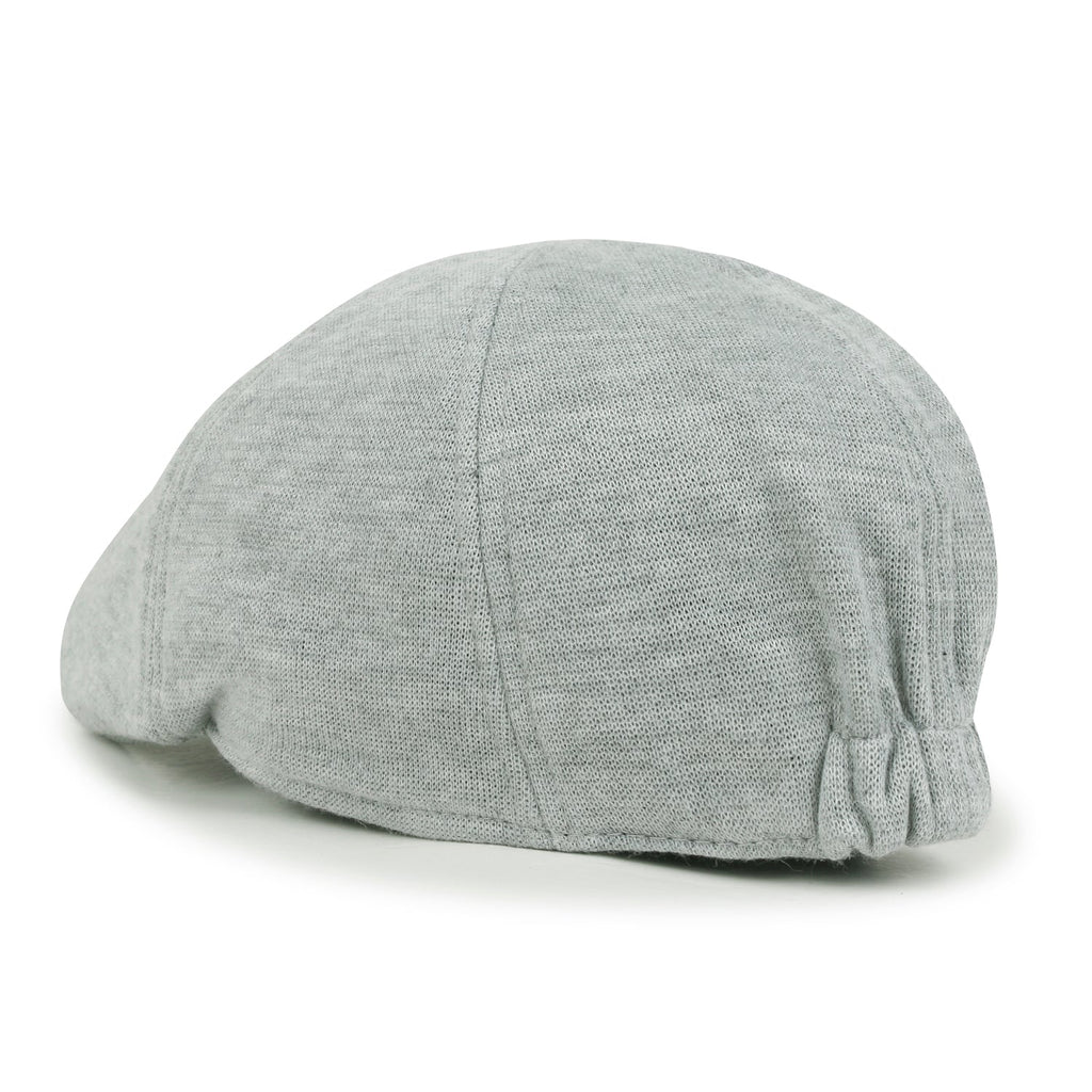Soft Jersey Cotton Newsboy Flat Cap Ivy Stretch-fit Driver Hunting Hat
