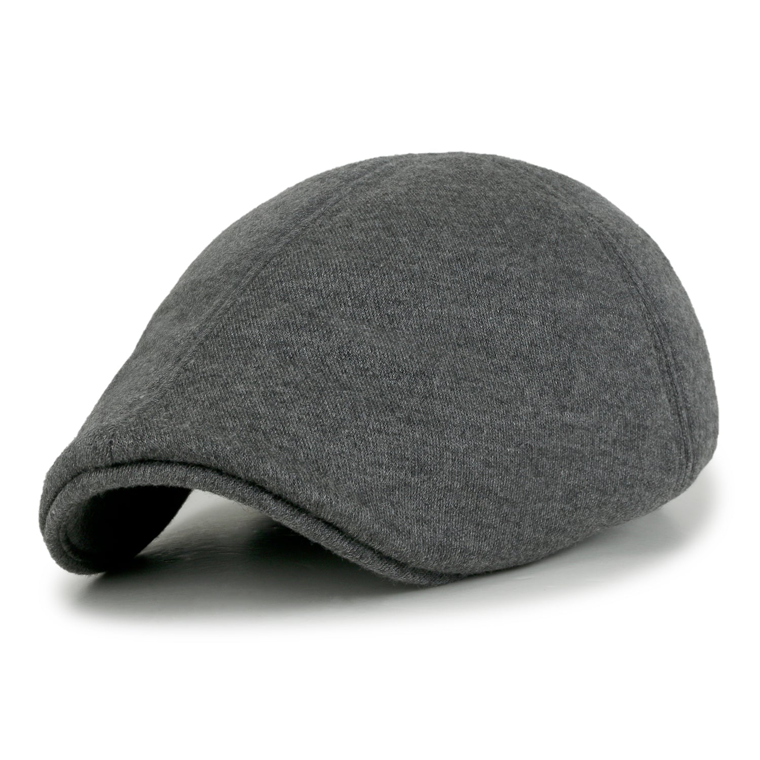 Soft Jersey Cotton Newsboy Flat Cap Ivy Stretch-fit Driver Hunting Hat