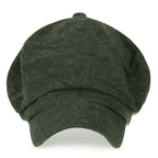 6-Pannel District Check Newsboy Cabbie Cap Wool Duck Bill Hunting Hat