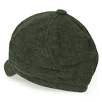 6-Pannel District Check Newsboy Cabbie Cap Wool Duck Bill Hunting Hat