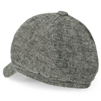 6-Pannel District Check Newsboy Cabbie Cap Wool Duck Bill Hunting Hat