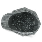 8-Pannel Wool-Blend Newsboy Cabbie Cap Stripe Duck Bill Flat Hunting Hat