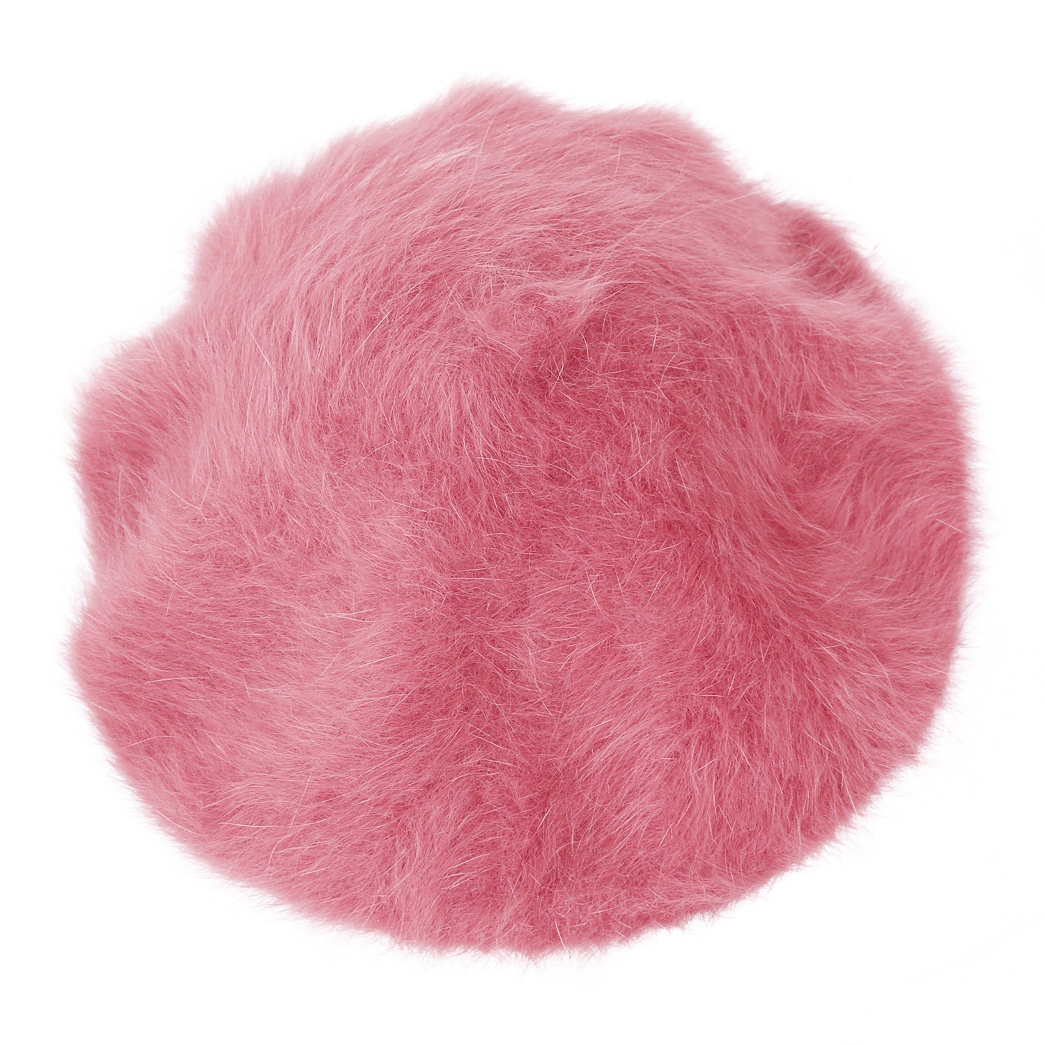 Solid Color Angora French Beret Furry Artist Flat Winter Hat