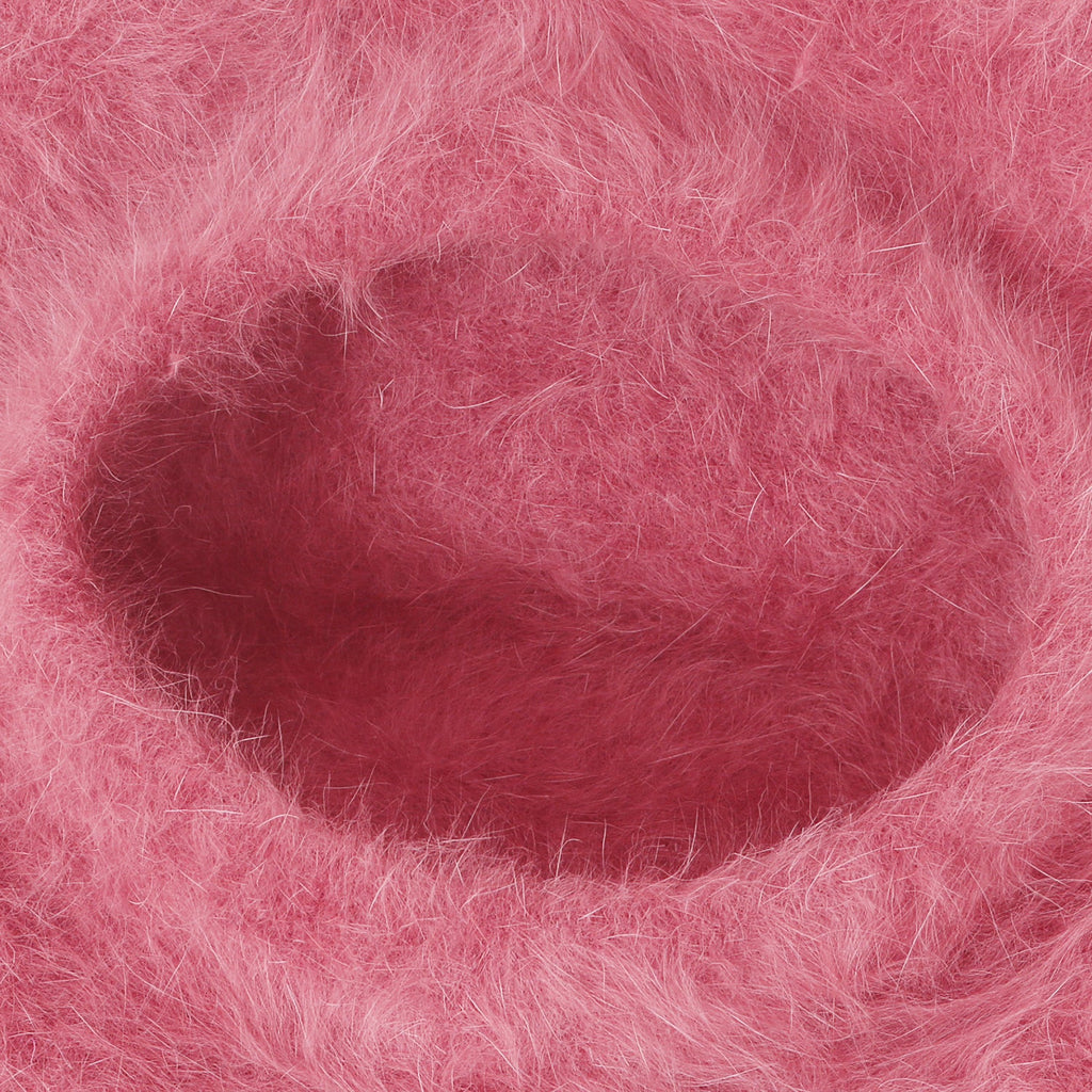 Solid Color Angora French Beret Furry Artist Flat Winter Hat