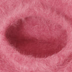 Solid Color Angora French Beret Furry Artist Flat Winter Hat