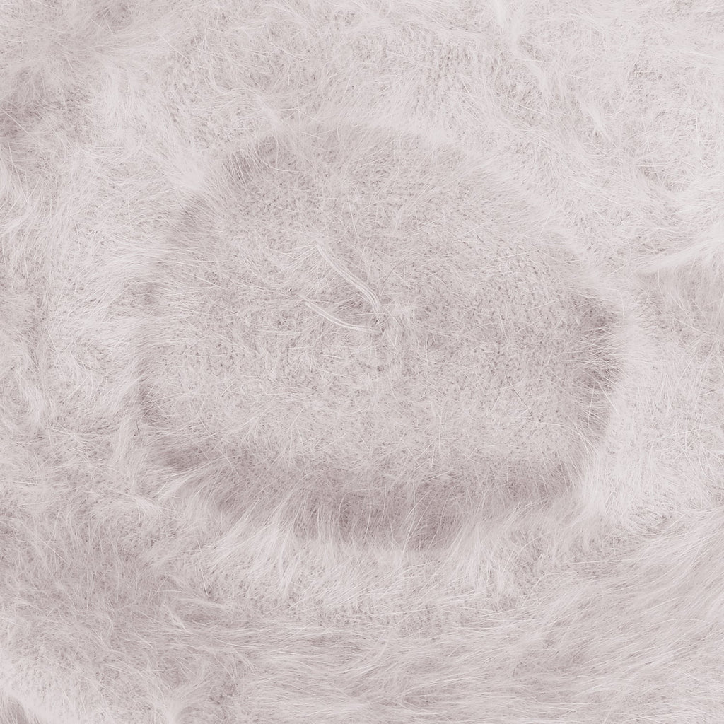 Solid Color Angora French Beret Furry Artist Flat Winter Hat