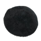 Solid Color Angora French Beret Furry Artist Flat Winter Hat