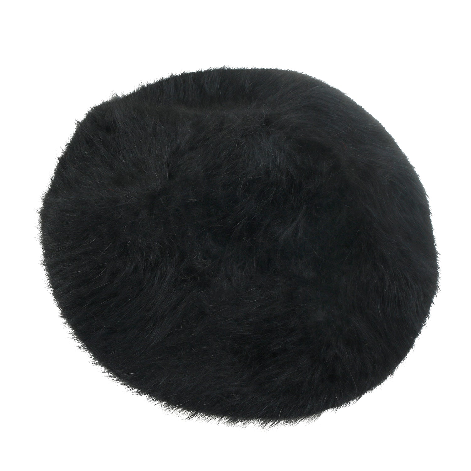Solid Color Angora French Beret Furry Artist Flat Winter Hat