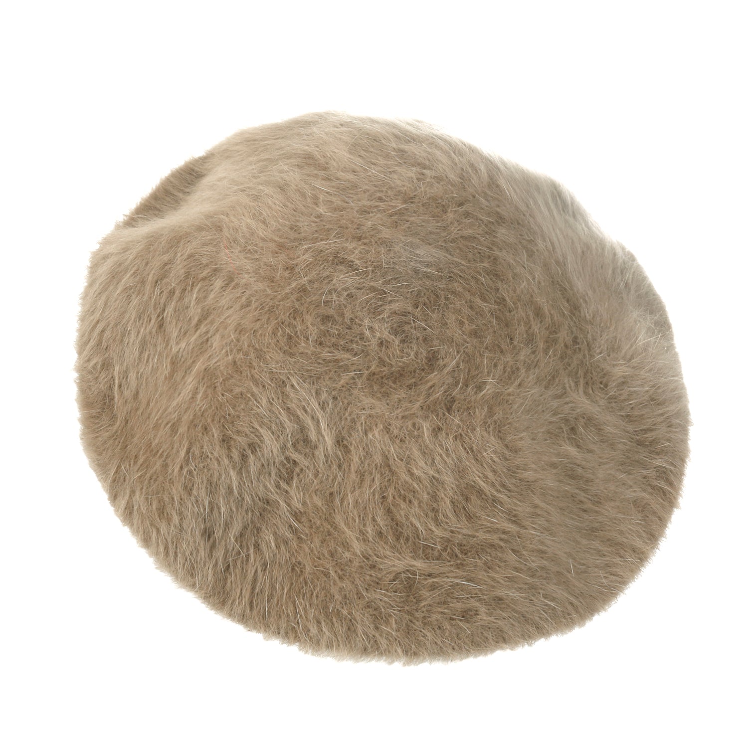 Solid Color Angora French Beret Furry Artist Flat Winter Hat