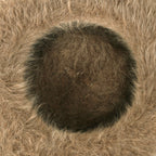 Solid Color Angora French Beret Furry Artist Flat Winter Hat