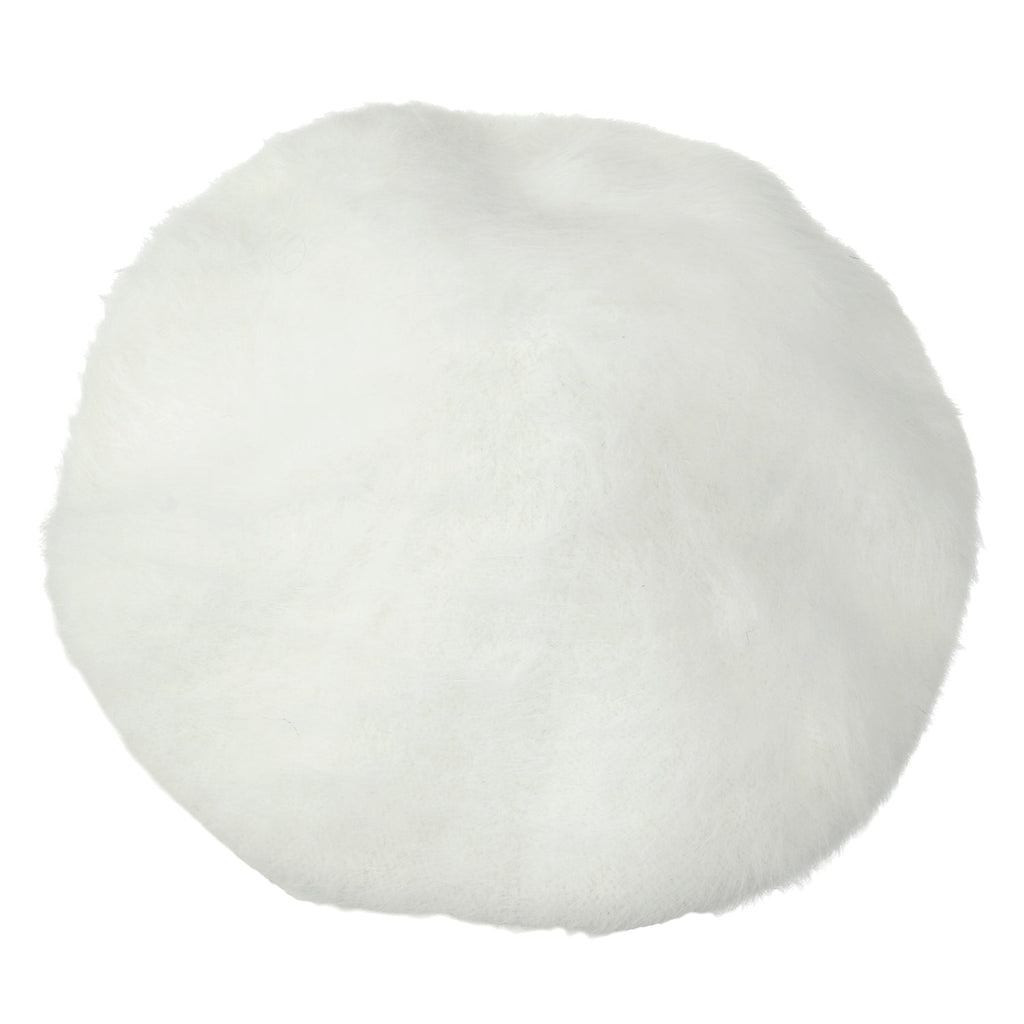 Solid Color Angora French Beret Furry Artist Flat Winter Hat
