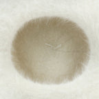 Solid Color Angora French Beret Furry Artist Flat Winter Hat