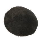 Solid Color Angora French Beret Furry Artist Flat Winter Hat