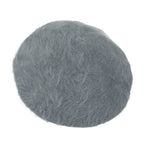 Solid Color Angora French Beret Furry Artist Flat Winter Hat