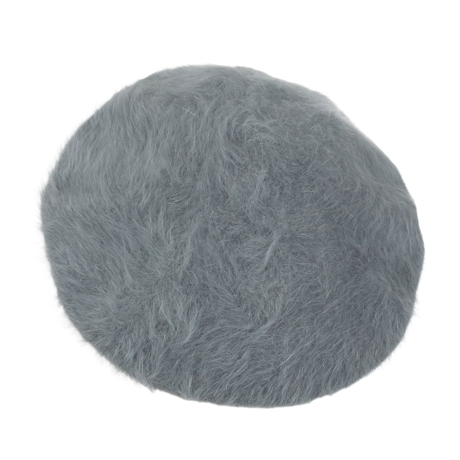 Solid Color Angora French Beret Furry Artist Flat Winter Hat